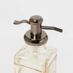 Antique Glass Tall Soap Pump Brown - Threshold™ -Threshold Living Deals GUEST 015bcf28 a19f 4395 9205 d12000c3ad11
