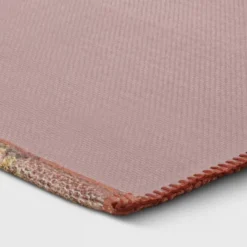 Southbury Washable Printed Diamond Persian Style Rug Rust - Threshold™ -Threshold Living Deals GUEST 0937930e 7b4d 40df a390 3739f7c9d169