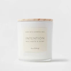 Wood Lidded Glass Wellness Intention Candle - Threshold™ -Threshold Living Deals GUEST 0999c516 ae7a 45de 97e2 6ac895015e1c