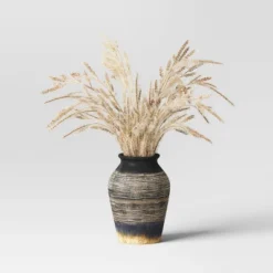 Grass Arrangement In Ceramic Pot Black - Threshold™ -Threshold Living Deals GUEST 0efded28 a1c0 4c30 b142 c93cc97829c1