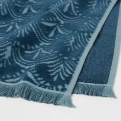 Plush Scallop Towel Teal Blue - Threshold™ -Threshold Living Deals GUEST 0f3baf99 21c1 4566 bc50 f03d88b13376