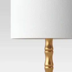 Large Bamboo Table Lamp (Includes LED Light Bulb) Brass - Threshold™ -Threshold Living Deals GUEST 18044299 d5f2 42ac 836d b9503588291a