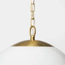 Milk Glass Ceiling Pendant Brass - Threshold™ Designed With Studio McGee -Threshold Living Deals GUEST 183bf4cf 1e46 4f50 816a 5abef6058a88