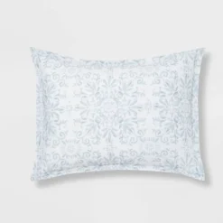 7pc Medallion Comforter Bedding Set With Sheets Blue - Threshold™ -Threshold Living Deals GUEST 1b3805ea 46f0 414b 99d5 1915257d6441