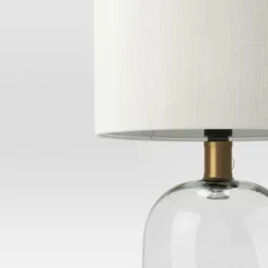 Glass Cylinder Mini Table Lamp With Open Base Clear - Threshold™ -Threshold Living Deals GUEST 1f14c873 4b74 4c73 a623 c80d2dde31a2