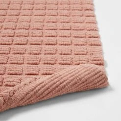 20"x32" Square Tufted Bath Rug Clay Pink - Threshold™ -Threshold Living Deals GUEST 1fd0ba5f e294 426b 9282 7214e9ac95bf