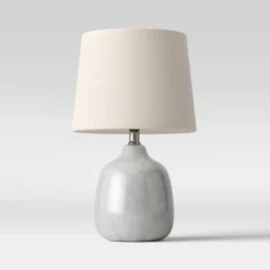 Assembled Ceramic Table Lamp Gray - Threshold™ -Threshold Living Deals GUEST 233d030a ded6 4d18 b2e3 2d046d833289