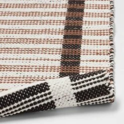 20"x32" Modern Reversible Colorblock Striped Bath Rug - Threshold™ -Threshold Living Deals GUEST 24ea249e affa 43e3 acb6 b1b205a9ebaf