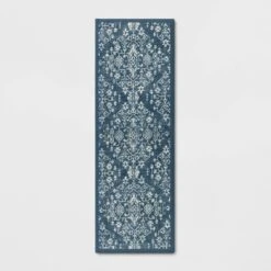 Vintage Print Comfort Rug Blue - Threshold™ -Threshold Living Deals GUEST 27cfa3a5 387a 437b a65c 003e7fadefea