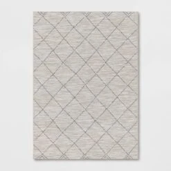 Mira Geometric Diamond Indoor/Outdoor Rug Cream - Threshold™ -Threshold Living Deals GUEST 2e346c04 f7a9 42e9 93f4 6af47a7db49d
