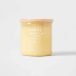 Wellness Jar Citrus And White Oak Candle Yellow - Threshold™ -Threshold Living Deals GUEST 2ed91f4f 6994 434b 8b99 5124507b0825