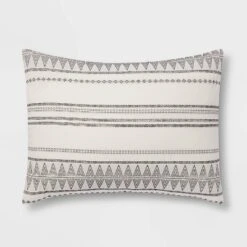 5pc Woven Diamond Stripe Comforter Set Cream/Black - Threshold™ -Threshold Living Deals GUEST 2ef9c747 9c2b 489a bad2 332b2a2c1fd3