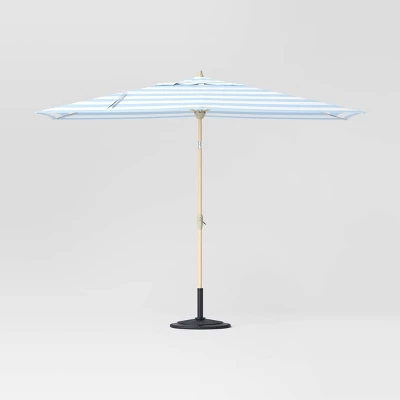 10'x6' Rectangular Market Patio Umbrella - Light Wood Pole - Threshold™ 14 10'x6' Rectangular Market Patio Umbrella - Light Wood Pole - Threshold™ - Image 14