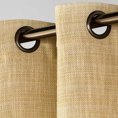 1pc Light Filtering Textured Weave Window Curtain Panel - Threshold™ 1 1pc Light Filtering Textured Weave Window Curtain Panel - Threshold™