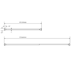 72" Half Moon Dual Mount Shower Rod - Threshold™ 11 72" Half Moon Dual Mount Shower Rod - Threshold™ -Threshold Living Deals GUEST 5420201f e4d0 4550 a485 c4c3e9014ce9