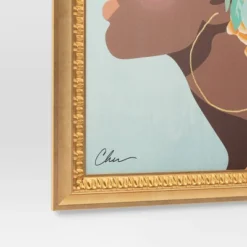 24" X 30" Floral Dream By Nikki Chu Vintage Canvas Board Gold - Threshold™ -Threshold Living Deals GUEST 5a042000 aaac 4e72 a3dc a07d331687a2