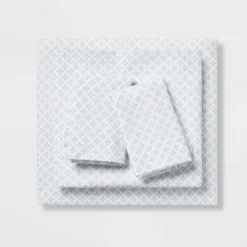 7pc Medallion Comforter Bedding Set With Sheets Blue - Threshold™ -Threshold Living Deals GUEST 5b827508 e355 4b0a a9b2 2ac239fdbd5c