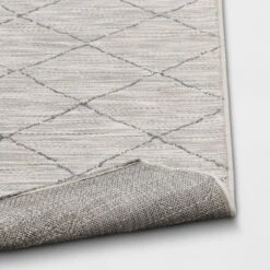 Mira Geometric Diamond Indoor/Outdoor Rug Cream - Threshold™ -Threshold Living Deals GUEST 5eac0548 34d0 4484 8f78 78f54ed8d9a9