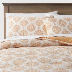 Medallion Printed Comforter & Sham Set Off-White/Dark Gold - Threshold™ 7 Medallion Printed Comforter & Sham Set Off-White/Dark Gold - Threshold™ -Threshold Living Deals GUEST 60cf55a4 b131 4cd9 9d3e f2d1287d9cce