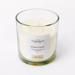 Clear Glass Masala Rose Candle White - Threshold™ Designed With Studio McGee -Threshold Living Deals GUEST 6158848c d4f8 4efe 93c4 8a58a533ee09