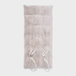 Luxe Channel Faux Fur Lounge Pillow Light Gray - Threshold™ -Threshold Living Deals GUEST 6b4540a7 e802 4a72 9e74 ec8cd0ced3ce