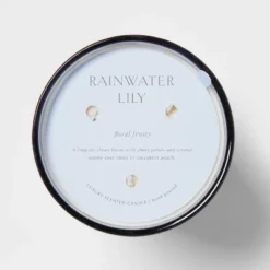 Colored Vase Glass With Dustcover Rainwater Lily Candle Gray - Threshold™ -Threshold Living Deals GUEST 6efd91a6 961e 4e90 a80c c65ad3c57740