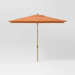 10'x6' Rectangular Market Patio Umbrella - Light Wood Pole - Threshold™ 26 10'x6' Rectangular Market Patio Umbrella - Light Wood Pole - Threshold™ -Threshold Living Deals GUEST 7026a379 acb5 40d3 9e28 ea63462c9136