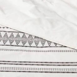 5pc Woven Diamond Stripe Comforter Set Cream/Black - Threshold™ -Threshold Living Deals GUEST 7a81c7b5 b6f7 4472 9936 97e48d9b6ca4