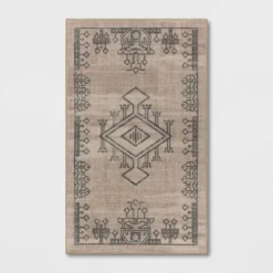 Hancock Distressed Center Motif Rug Beige - Threshold™ -Threshold Living Deals GUEST 7abb6d49 1fa2 45cb 8bc2 da63c76cb8c5