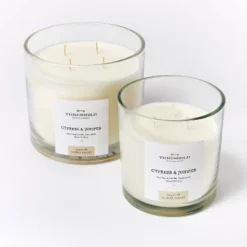 Clear Glass Cypress & Juniper Candle White - Threshold™ Designed With Studio McGee -Threshold Living Deals GUEST 7d898c39 8a13 4ddb bd04 1def94ae2a46
