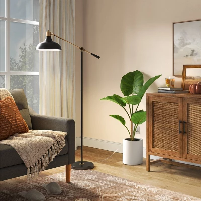 Crosby Schoolhouse Floor Lamp Black - Threshold™ 2 Crosby Schoolhouse Floor Lamp Black - Threshold™ - Image 2