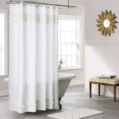 Macramé Fringe Shower Curtain Cream - Threshold™ -Threshold Living Deals GUEST 7eeb8034 7f1e 476c bc36 6fe107c3a630