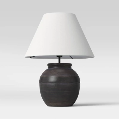 Large Ceramic Table Lamp Black - Threshold™ 4 Large Ceramic Table Lamp Black - Threshold™ - Image 4