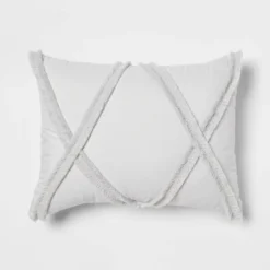 4pc Clipped Stripe Poms Comforter Bedding Set - Threshold™ 10 4pc Clipped Stripe Poms Comforter Bedding Set - Threshold™ -Threshold Living Deals GUEST 8d139982 3828 47ac 895d 4255d7a3549e