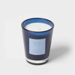 Colored Vase Glass With Dustcover Marine Moss Candle Blue - Threshold™ -Threshold Living Deals GUEST 92ed5d27 7850 40ae bc3d 182e0d599d8a