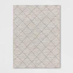 Mira Geometric Diamond Indoor/Outdoor Rug Cream - Threshold™ -Threshold Living Deals GUEST 9efef2e1 782b 477d a56d 2f1603a4d887
