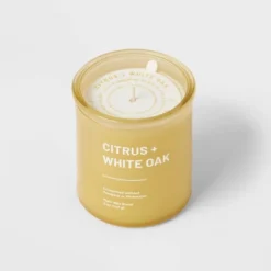 Wellness Jar Citrus And White Oak Candle Yellow - Threshold™ -Threshold Living Deals GUEST a6d01418 d667 452c b0fa c58456022dcf