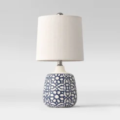 Assembled Ceramic Table Lamp Blue - Threshold™ -Threshold Living Deals GUEST a72b8512 d249 4def be06 43a18b186729