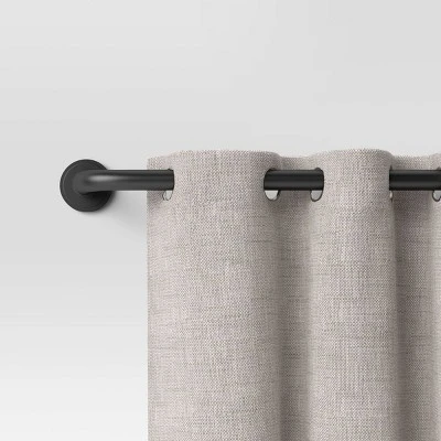 Blackout Rounded Curtain Rod - Threshold™ 1 Blackout Rounded Curtain Rod - Threshold™