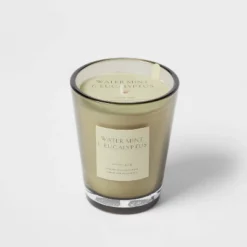 Colored Vase Glass With Dustcover Watermint And Eucalyptus Candle Green - Threshold™ -Threshold Living Deals GUEST ae8e6bdf 6741 4047 bc7b 87c9f71c548e