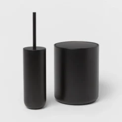 Metal Waste Can Black - Threshold™ -Threshold Living Deals GUEST b0320eea b2f7 4cc8 861e 64b66fdb0fcc