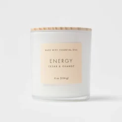 Wood Lidded Glass Wellness Energy Candle - Threshold™ -Threshold Living Deals GUEST b1385504 d8eb 4b93 b3e4 e6e38f735878