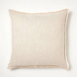 Oversized Reversible Linen Square Throw Pillow With Frayed Edges - Threshold™ Designed With Studio McGee -Threshold Living Deals GUEST b24eae29 d0b8 4a56 a4ef 09c04c3955b4