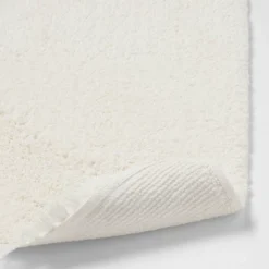 18"x32" Plush Half Moon Bath Rug Cream - Threshold™ -Threshold Living Deals GUEST b5d50f45 45a6 457d a95b a56d57941d2e