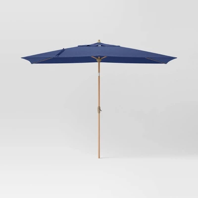 10'x6' Rectangular Market Patio Umbrella - Light Wood Pole - Threshold™ 18 10'x6' Rectangular Market Patio Umbrella - Light Wood Pole - Threshold™ - Image 18