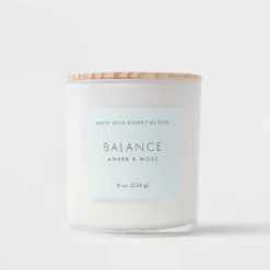 Wood Lidded Glass Wellness Balance Candle - Threshold™ 7 Wood Lidded Glass Wellness Balance Candle - Threshold™ -Threshold Living Deals GUEST ba33a712 444b 4057 862e bbdc94a2d212