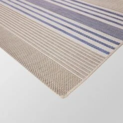 Sand Stripe Outdoor Rug Blue - Threshold™ 7 Sand Stripe Outdoor Rug Blue - Threshold™ -Threshold Living Deals GUEST be5a23a4 e4eb 4a24 99a5 fd53a8d6e784