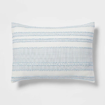 8pc Clipped Jacquard Stripe Comforter Bedding Set - Threshold™ 6 8pc Clipped Jacquard Stripe Comforter Bedding Set - Threshold™ - Image 6