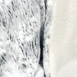 Tipped Snow Leopard Faux Fur Reversible Throw Blanket - Threshold™ -Threshold Living Deals GUEST c5d0741c fee3 4eca aa69 0a3cd0783aba