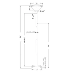 Torchiere Floor Lamp With Glass Shade - Threshold™ -Threshold Living Deals GUEST c7fec30d 8931 49bc 9a02 88a2579d0c38